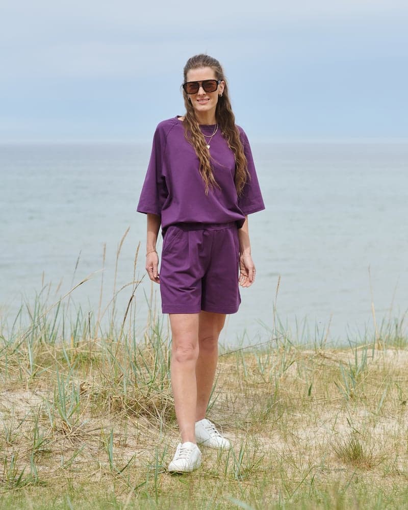 At Ease -shorts, violetti