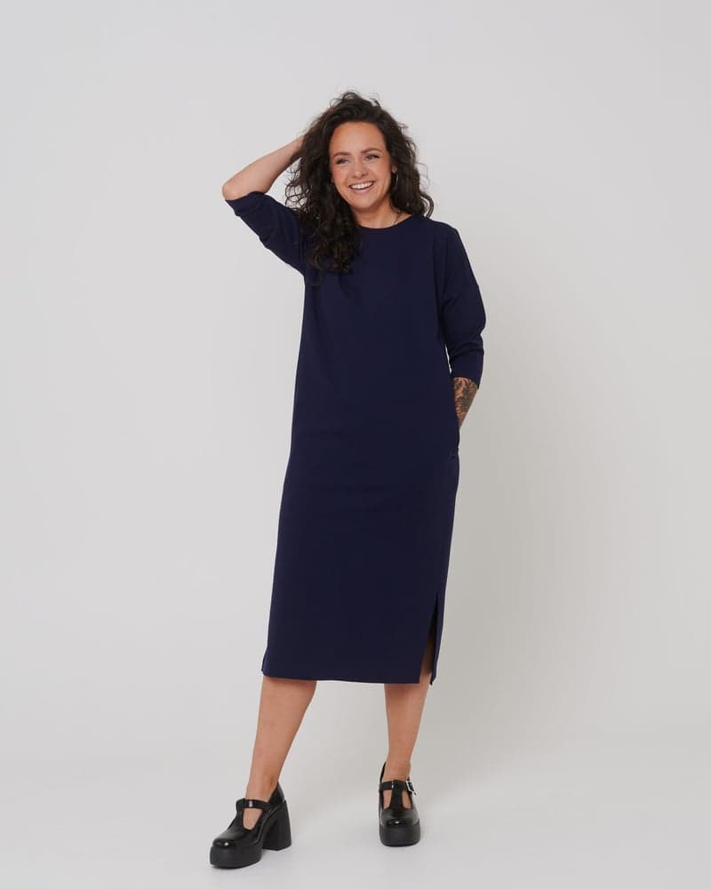 Hug Me All Day -mekko, tummansininen