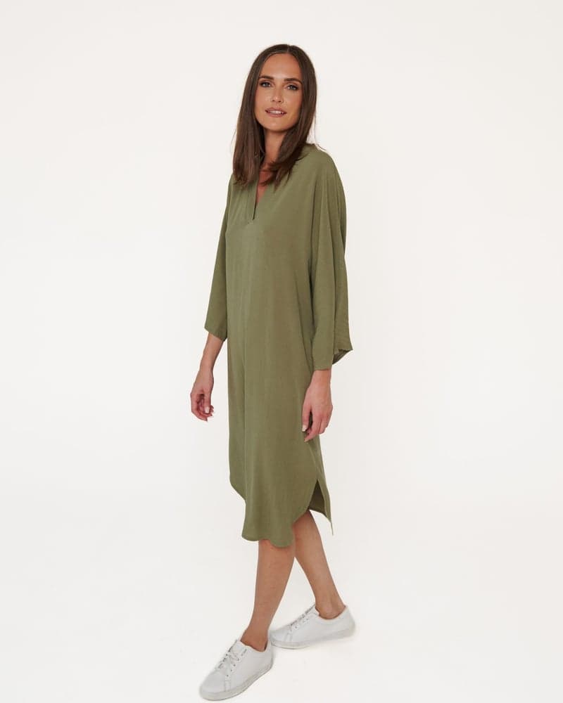 Beach Vibes -mekko, khaki