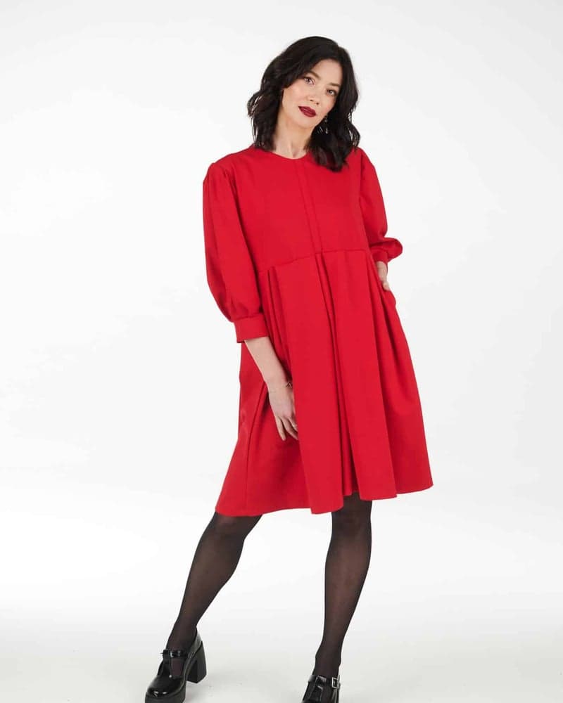 Your Happy Dance -mekko, punainen