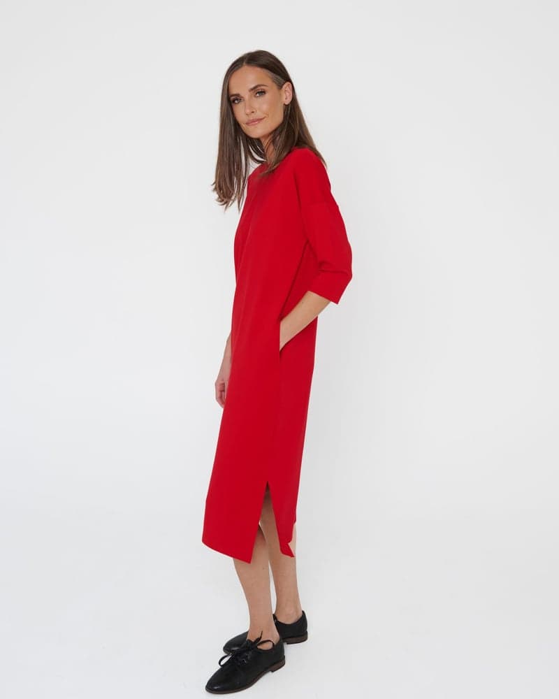 Hug Me All Day -mekko, punainen